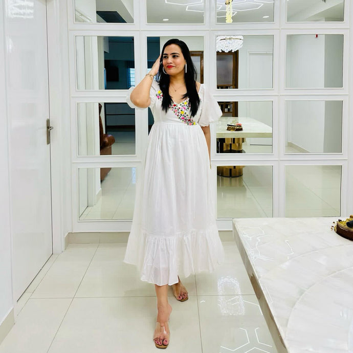 Frosty Fantasy Cotton Dress